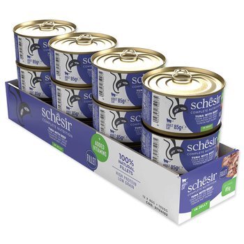 Konzerva SCHESIR kuracie+hovädzie+ryža 85g