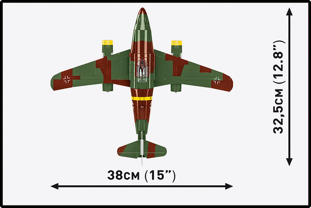 Cobi 5776 II WW Messerschmitt Me 262A-1a "Schwalbe", 1:32, 505 p, 1 f