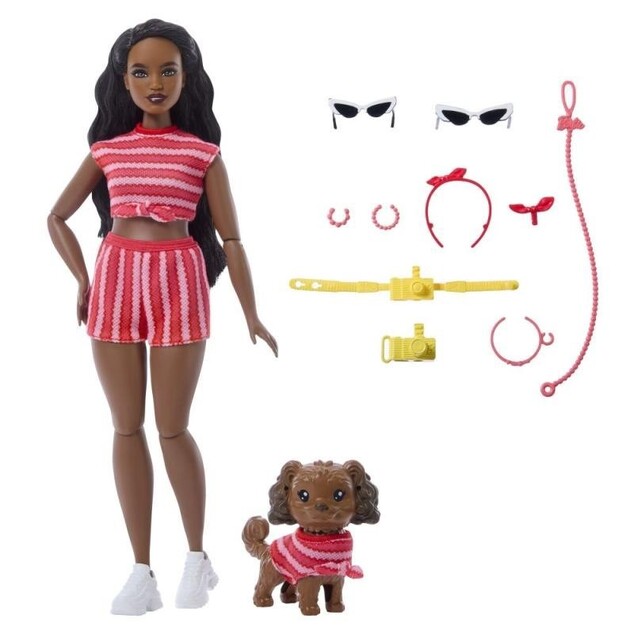 Mattel Barbie Twinning Looks Štýl pre dvoch - Prúžky