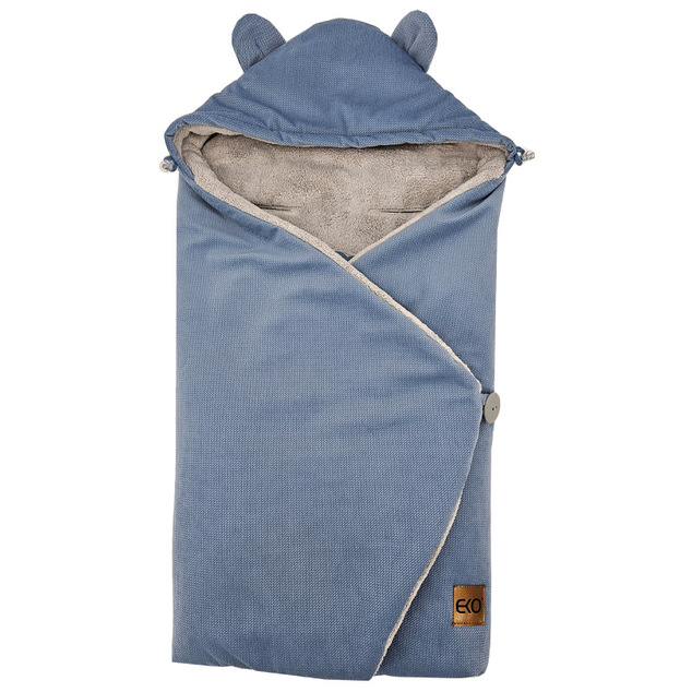 EKO Fußsack für Autositz Blau