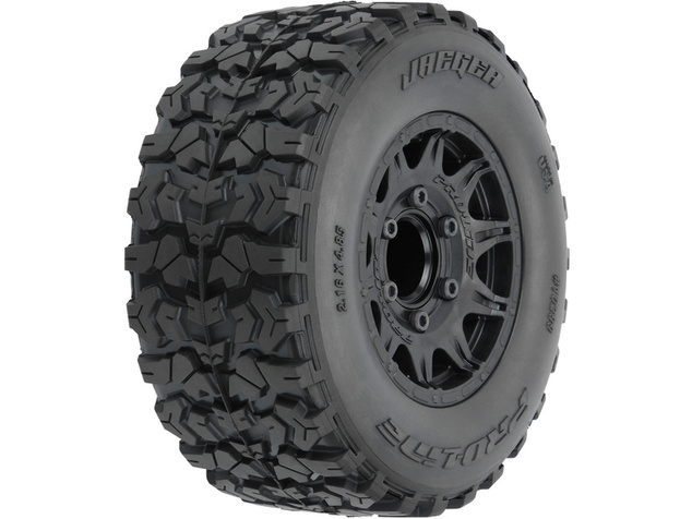 Pro-Line koleso 1:10, pneu 2.8" Jaeger HP, disk čierny H12/14mm(2)