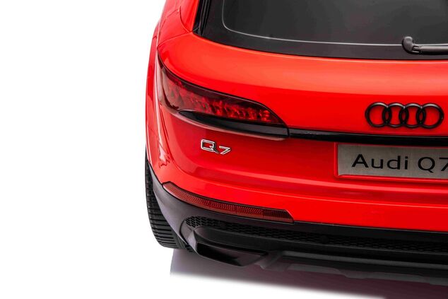 Elektrické Auto Audi Q7 Rot, Einzelplatz, Unabhängige Federung, 12V Batterie