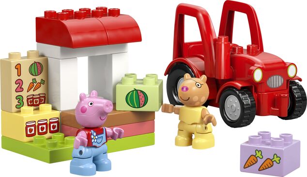 LEGO® DUPLO® Prasiatko Peppa 10468 Traktor a trh