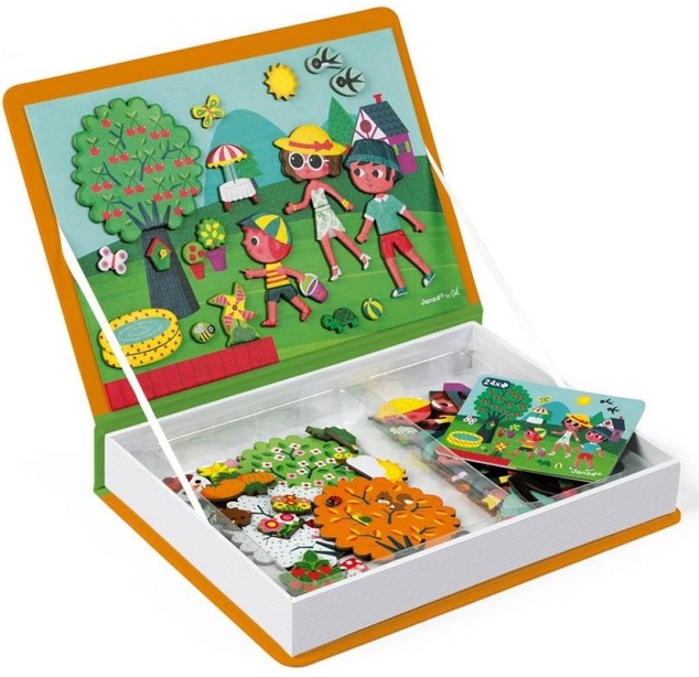 Janod Magnetibook Ročné obdobia Magnetická kniha pre deti