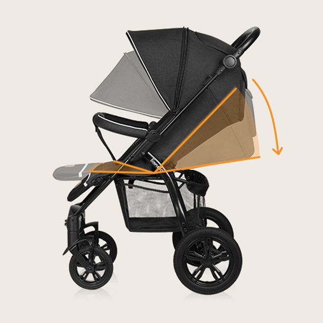 Lionelo Kolica sportska Annet Tour Black Carbon