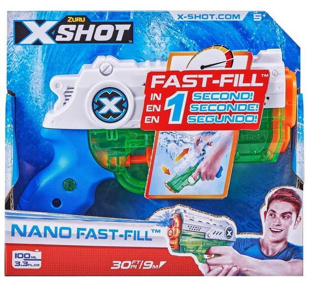 ZÚRU X-SHOT Vodná pištoľ Nano Fast fill