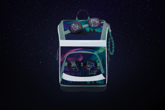BAAGL Cartella Scolastica Zippy Plus Aurora GRS