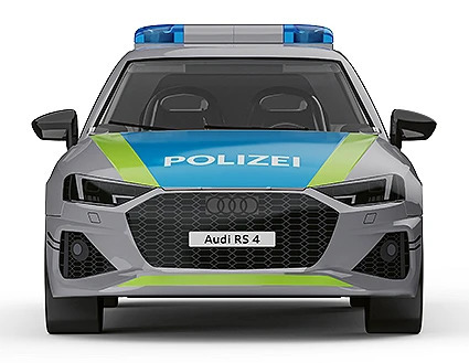Cobi 24672 Audi RS4 Polizei, 1:35, 153 p, 1 f