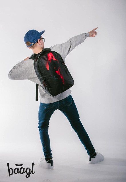 BAAGL Rucksack Earth Batman Rot