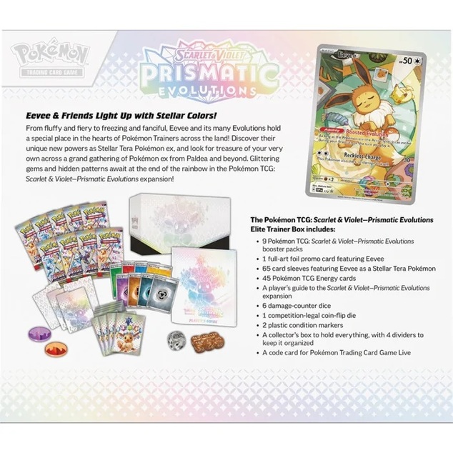 Pokémon TCG: SV8.5 Prismatic Evolutions - Elite Trainer Box