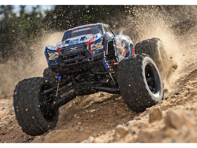 Traxxas X-Maxx 8S Belted 1:5 4WD RTR červený