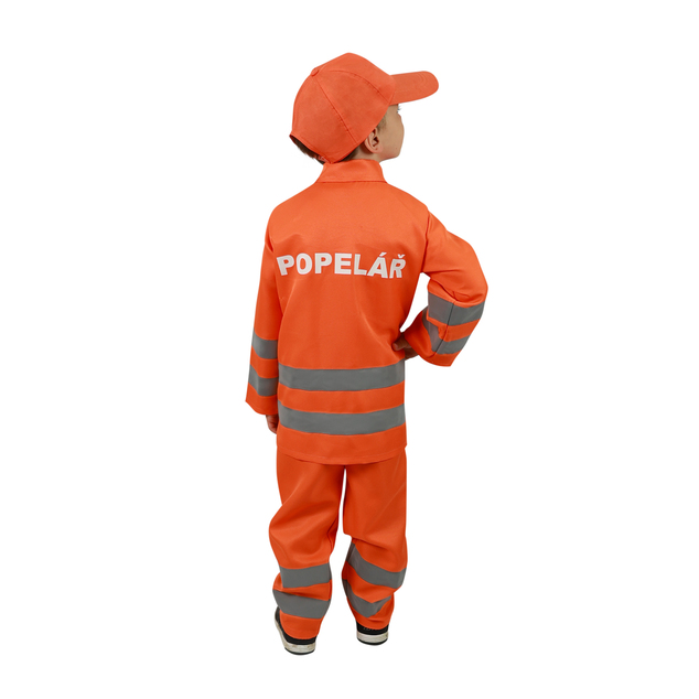 Müllmann-Kostüm für Kinder – tschechischer Aufdruck (L)