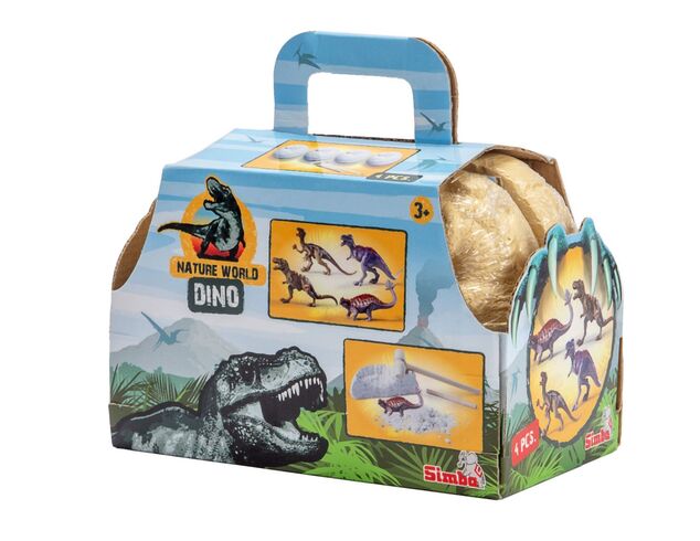 Súprava na vykopanie dinosaura vajca 4 ks
