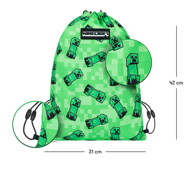 MINECRAFT Vrecko Creeper