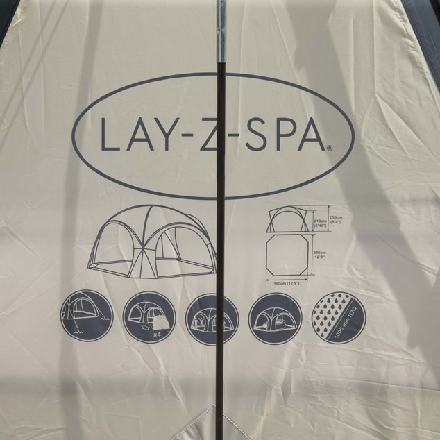 Zastrešenie Bestway Lay-Z-Spa 603050 Dome Pavilion 390 x 390 x 255 cm