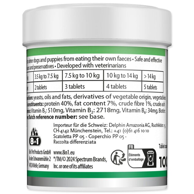 Pochúťka 8in1 Vitality Deter tablets for dogs 100 tbl.