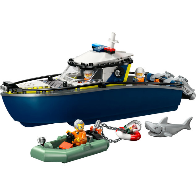 LEGO® City 60456 Naháňačka v policajnej lodi
