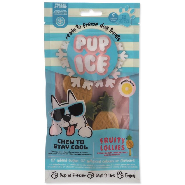 Snack Pup Ice mit Ananasgeschmack 3 Stück 90g