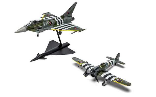 Kit classique avion A40001 - Eurofighter Typhoon FGR.4 (FMOG) + Hawker Typhoon Mk.Ib (Twin
