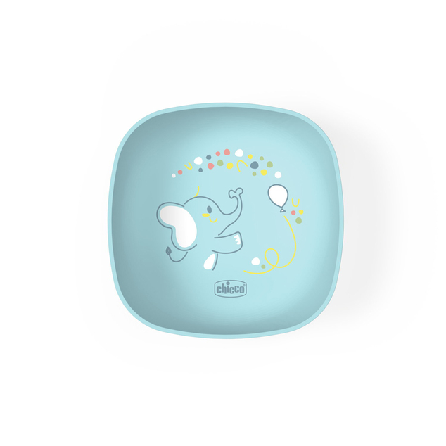 CHICCO Miska s vekom stohovateľná blue 6m+