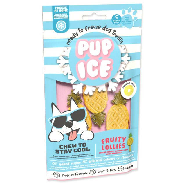 Snack Pup Ice mit Ananasgeschmack 3 Stück 90g