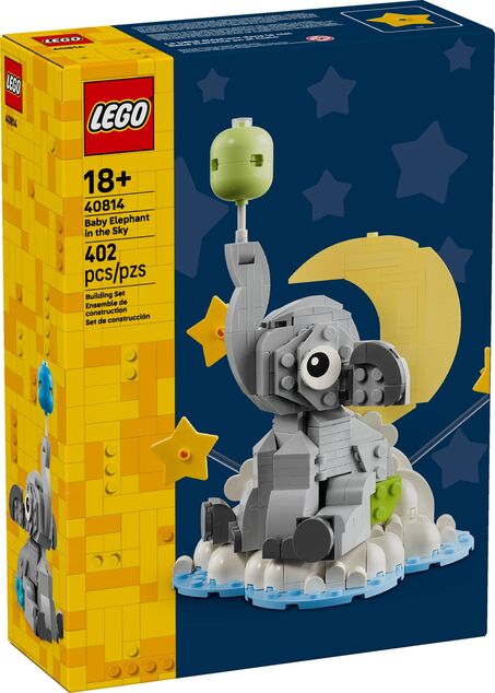LEGO® 40814 Slonie mláďa na oblohe