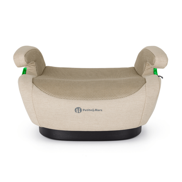 PETITE&amp;MARS Podsedák Optimus Pro i-Size Air Sage Beige 125 - 150 cm (22-36 kg)