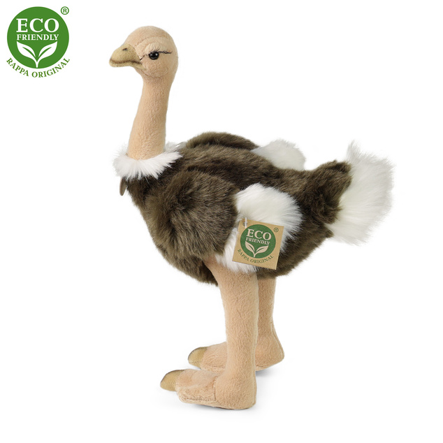 Plyšový pštros emu 32 cm ECO-FRIENDLY