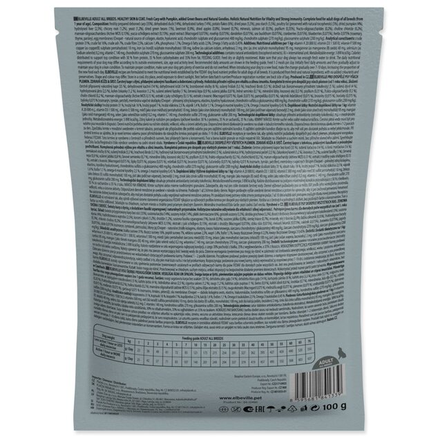 Vzorka ELBEVILLE Adult All Breeds Fresh Carp Healthy Skin &amp; Coat 100g