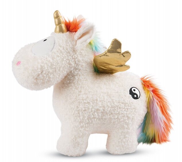 Pluș NICI Unicorn Yang curcubeu 32 cm