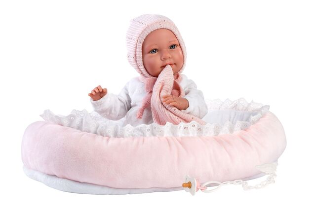 Llorens M740-88 oblečenie pre bábiku bábätko NEW BORN veľkosti 40–42 cm s doplnkami