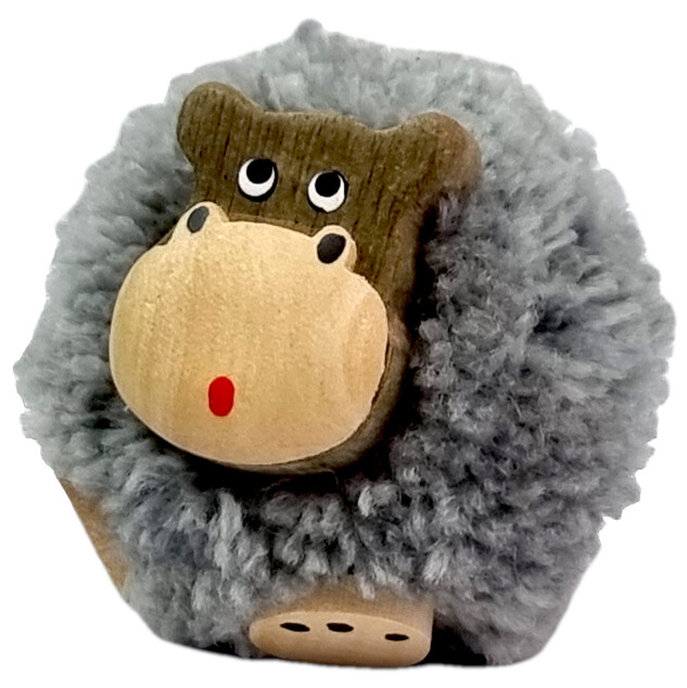 2Kids Toys Drevená magnetka veľká pompon Hroch