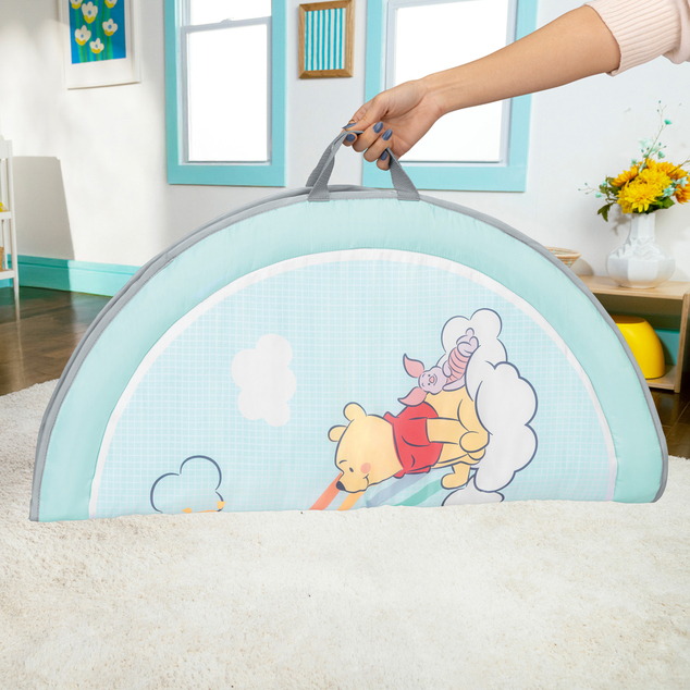 DISNEY BABY Razvojna deka za igru za motoričke i osjetilne vještine, obostrana Winnie the Pooh ™ Hu