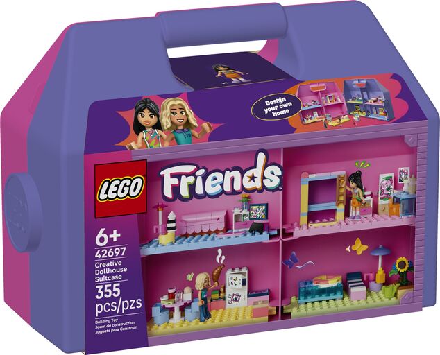 LEGO® Friends 42697 Kreatívny kufrík s domčekom pre bábiky