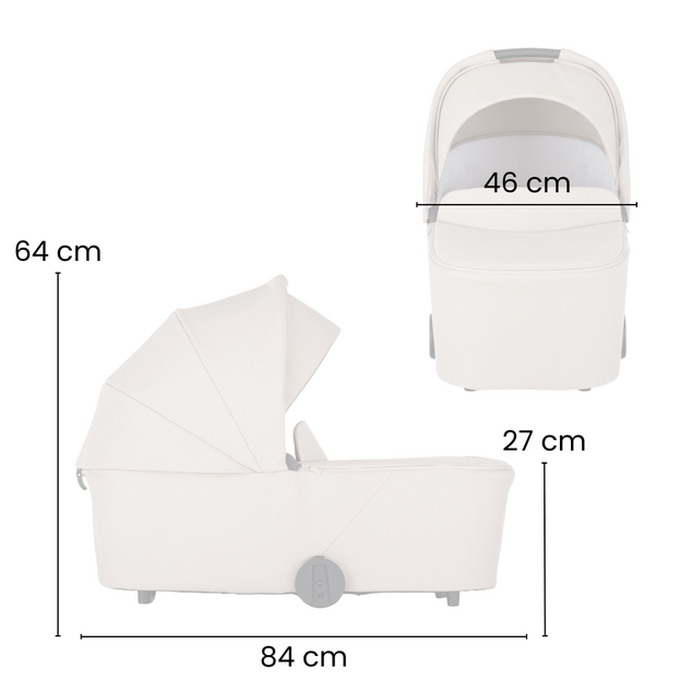 PETITE&amp;MARS Cărucior combinat SCOUT 2în1 Anthracite Moon