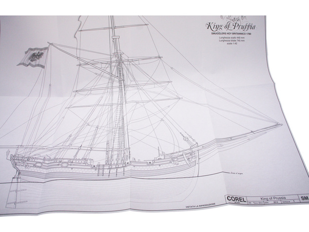 COREL King of Prussia 1777 1:42 kit