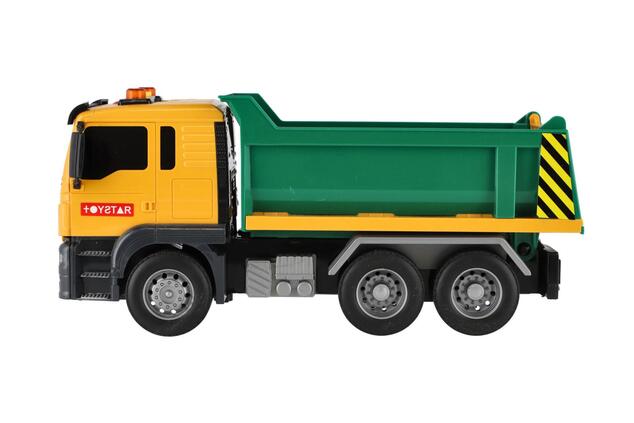 Camion in plastica 25cm a frizione a batteria con luce e suono 31x19cm