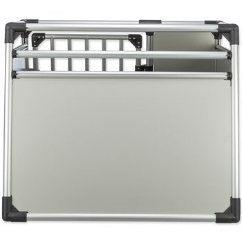 Prepravka hliník L–XL 94×75×88cm strieborno-šedá