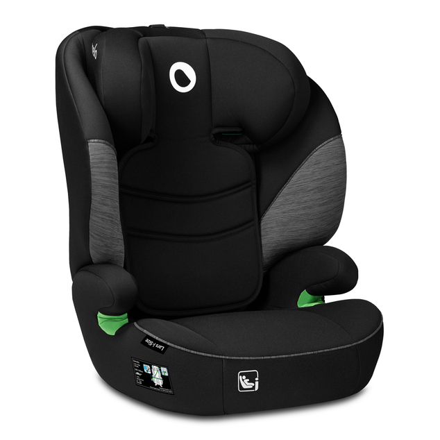 LIONELO Autosedačka Lars i-Size (100-150 cm) Black Grey