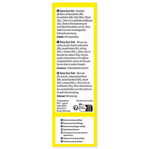 Test Tetra 7in1, 50buc