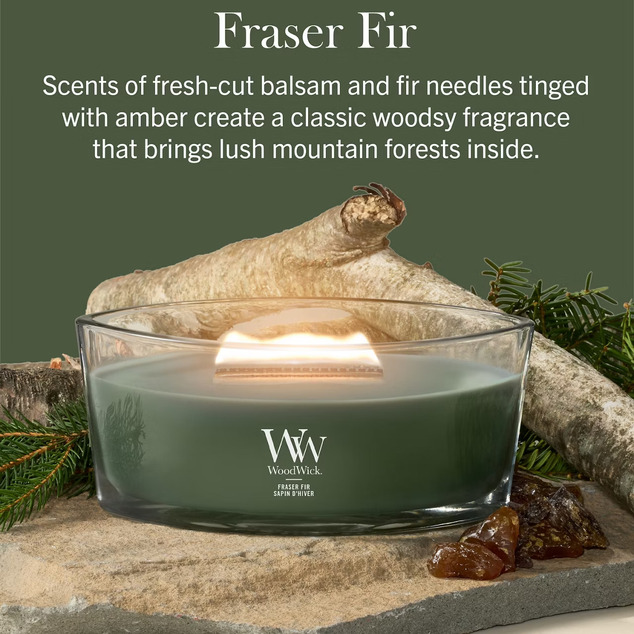 WW Kerze Boot Frasier Tanne