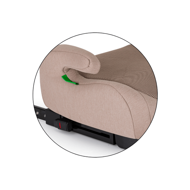 PETITE&amp;MARS Podsedák Optimus Pro i-Size Air Tan Brown 125 - 150 cm (22-36 kg)