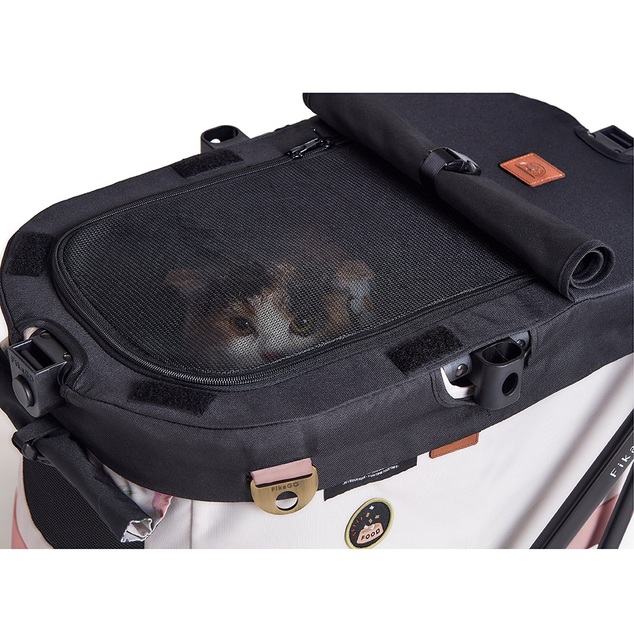 FIKAGO Poussette pour chats / chiens Flytta Plus Grey Husky