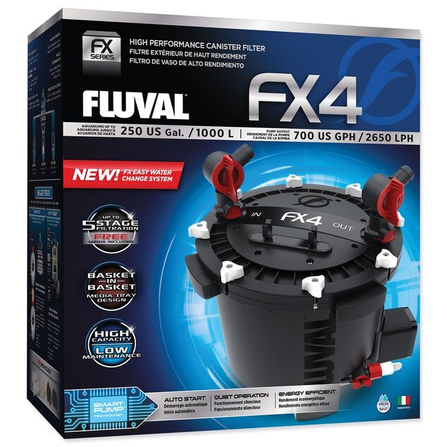 Filter Fluval FX-4 vonkajší, 2650l/h
