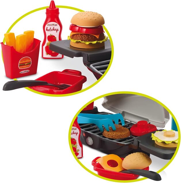 Ecoiffier Burger BBQ gril plynový