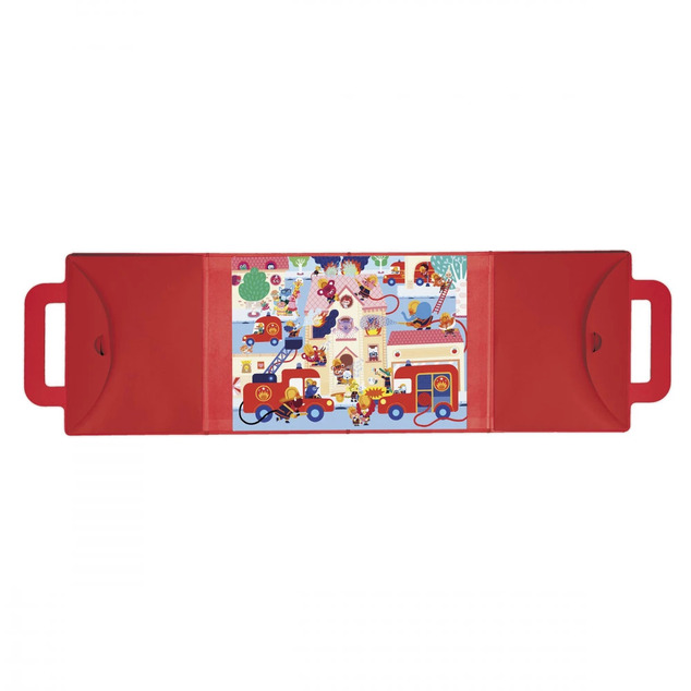 Janod Magnetipuzzle Pompieri 36 bucăți în formă de valiză
