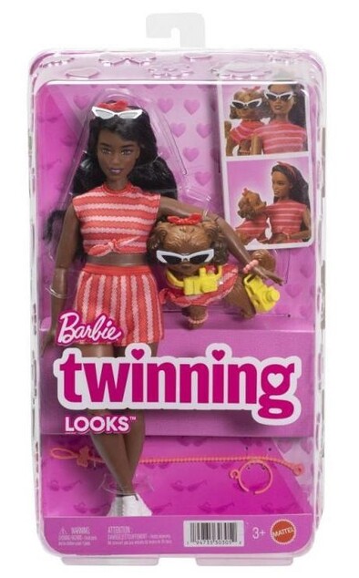 Mattel Barbie Twinning Looks Štýl pre dvoch - Prúžky