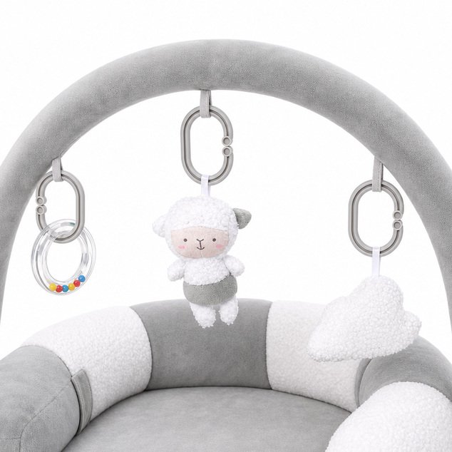 Tapis de jeu interactif et nid Nesty, Mouton