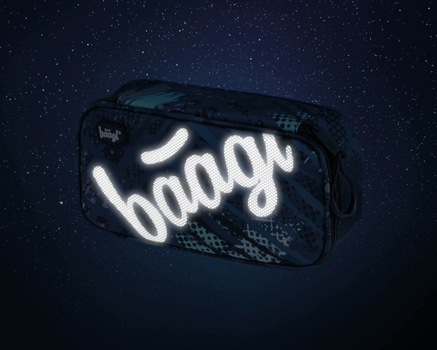 BAAGL Školský peračník etui Skate Štruktúry