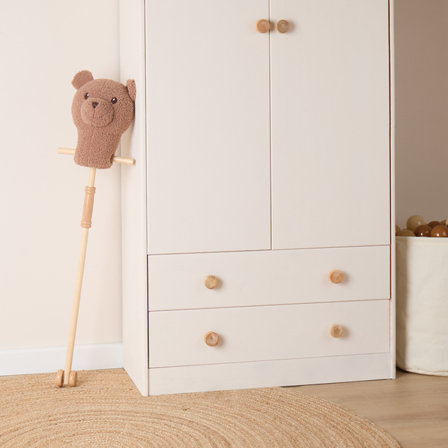 Bieco - Hobby Horsing na tyči – medveď Mika